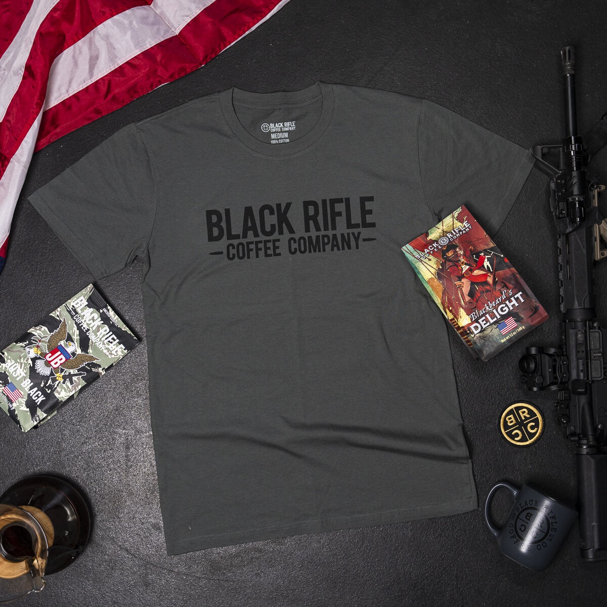 Vintage Logo T-Shirt, Charcoal - Image 2