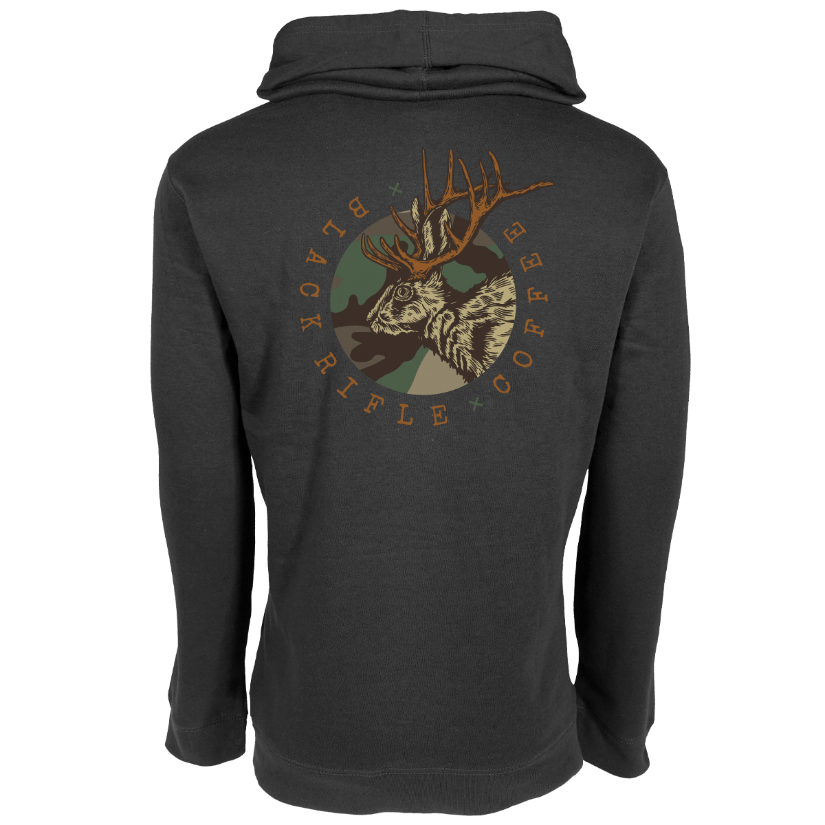 Camo Jackalope Pullover Hoodie