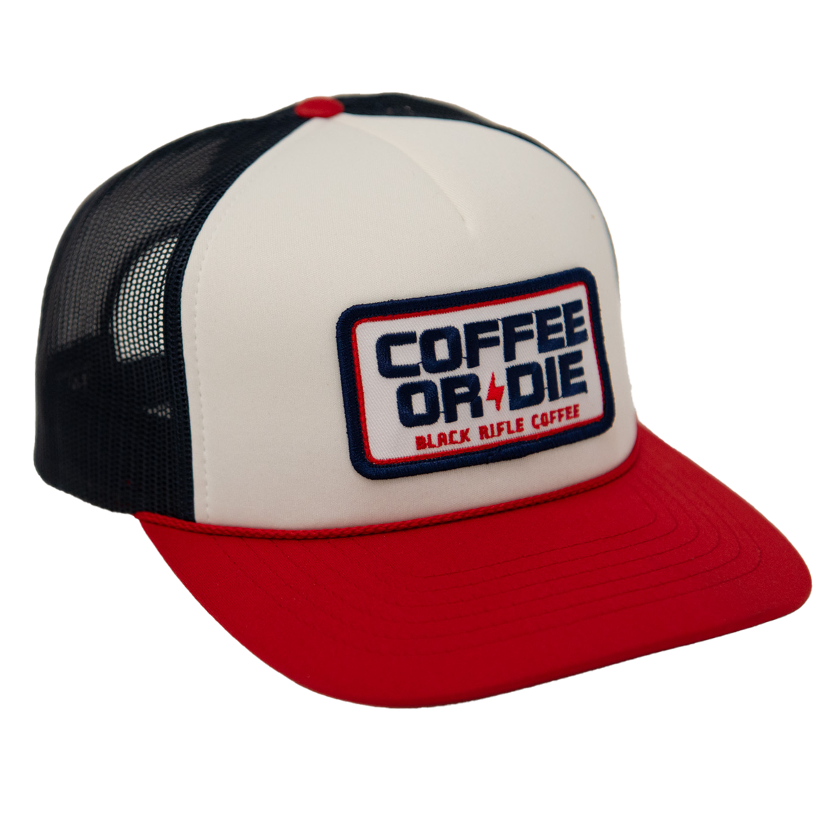 Coffee Or Die Rwb Foam Trucker Hat