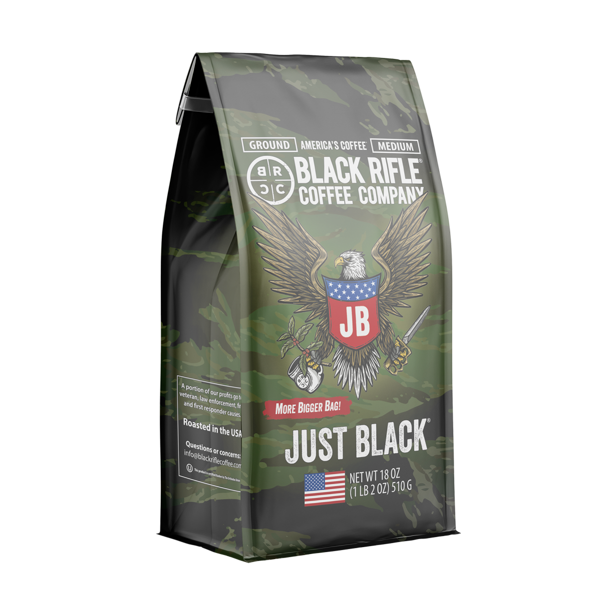 Just Black Roast, 18Oz