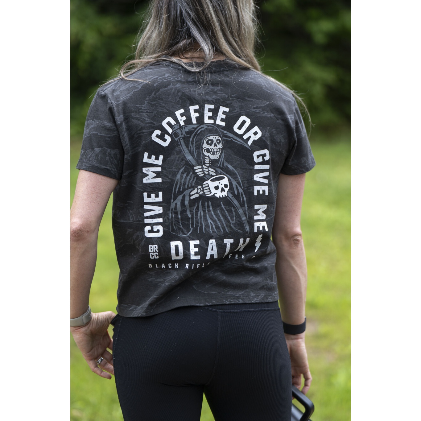 Women's Grim Sipper Crop T-Shirt - Image 5